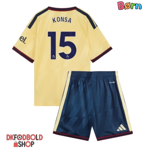 Arsenal Ezri Konsa #15 Tredje trøje Børn 2026-27 Kort ærmer (+ korte bukser)